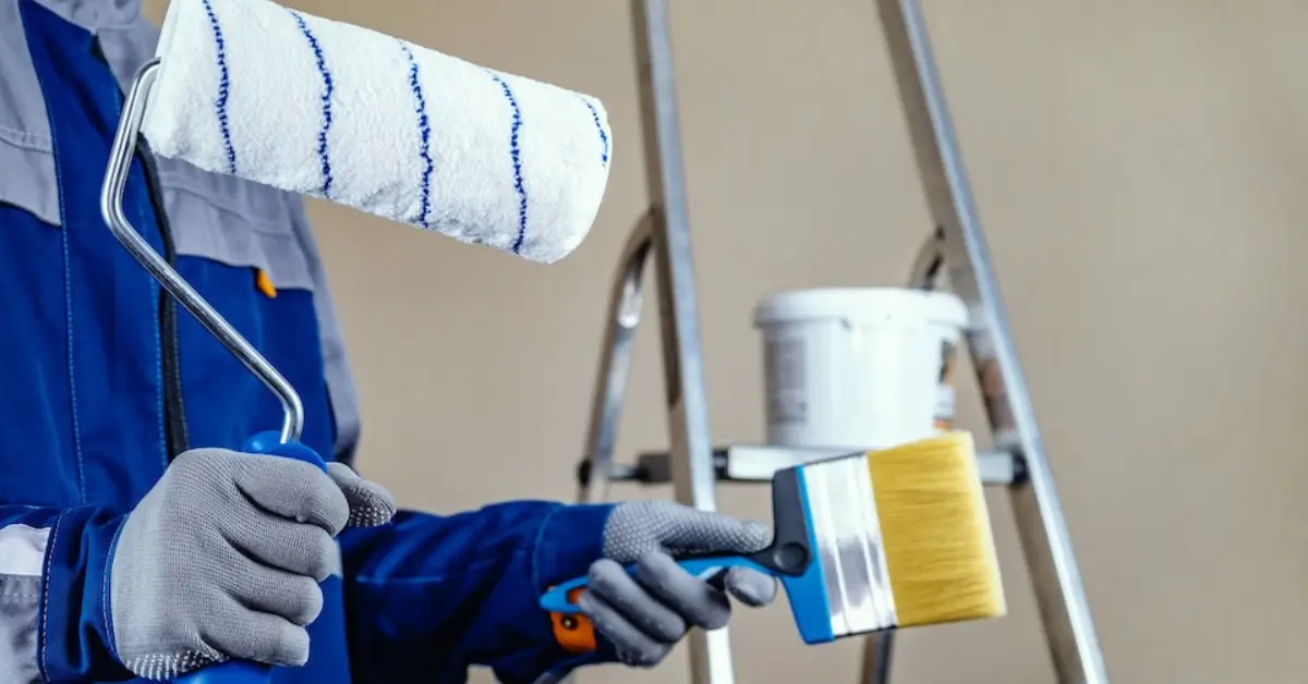 Beautifully painted room by professional painting services in Dubai